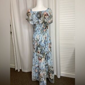 BALTIC BORN Amalfi Smocked Maxi Dress